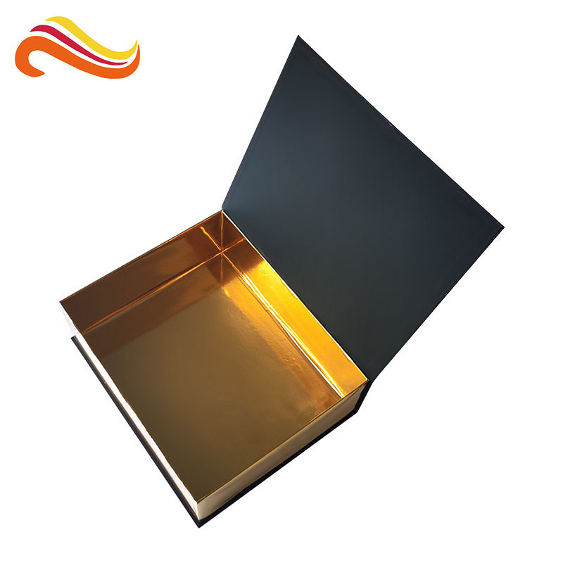 Bookshape Black Color Decorative Cardboard Gift Boxes Paper Material