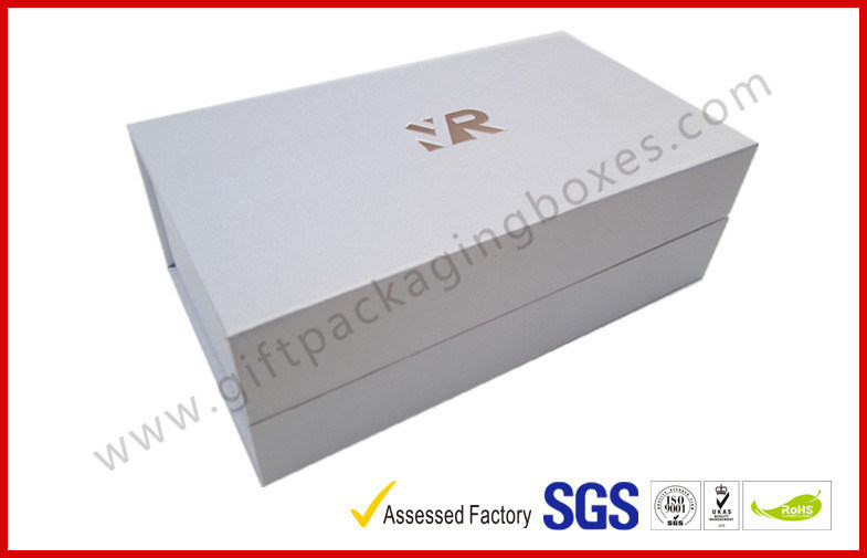foil in silver rigid gift boxes, handmade magnetic gift box for