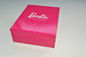 Fancy Jewellery Packaging Boxes For Valentine Gift, Pink Rigid Paper Gift Packaging Boxes
