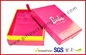 Fancy Jewellery Packaging Boxes For Valentine Gift, Pink Rigid Paper Gift Packaging Boxes