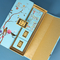 Moon cake box, split type, custom Mid-Autumn Festival gift box, 4-grain, 6-grain, 8-grain, double-open boutique box