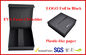 Customized Plastic Paper Covered Rigid Gift Boxes with Black LOGO Hot-stamping , High Density Foam