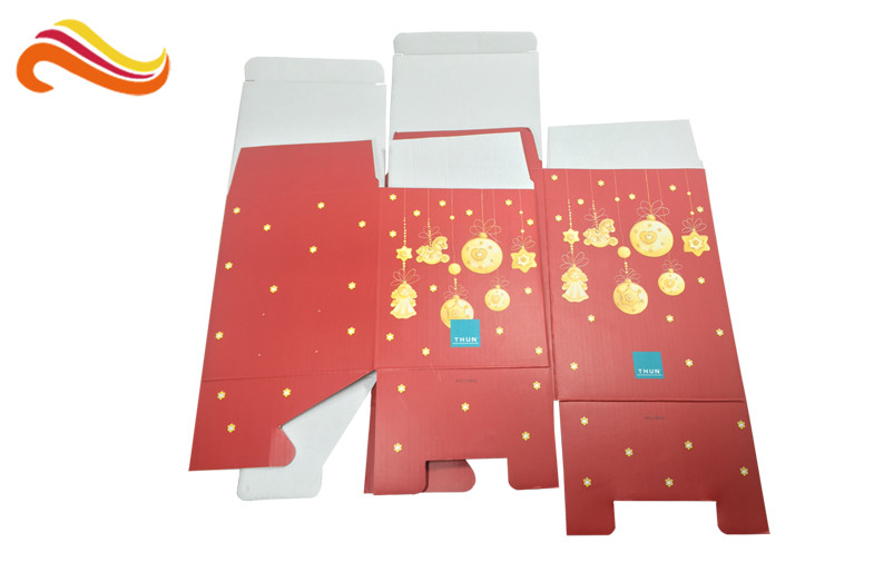 Foldable Corrugated Tin Package Pop Up Decorative Christmas Gift