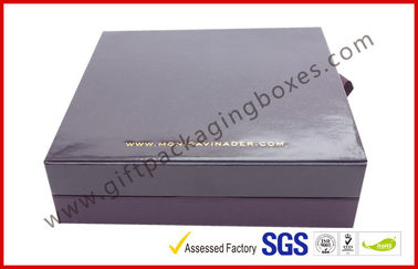 Embossed Paper Jewellry Gift Boxes with Golden Aluminum Foil Bracelet Boxes