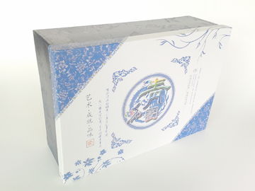 Fancy Rigid Gift Boxes With Sponge Tray, Printed Card Board Packaging Box for Tableware