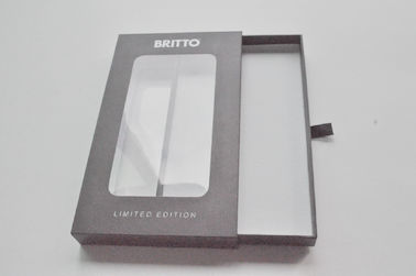 Transparent Coated Paper Phone Case Packaging Box, Custom Rigid Board Gift Packaging Boxes