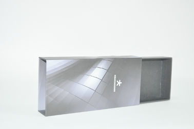 Luxury printing checked Paper board Gift Boxes , Factory price Drawer shape Tie Gift Packaging Box For Promotion