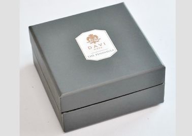 Black Luxury Rigid Gift Boxes With Embossed Logo, Unique Printed Cardboard Gift Packaging Box
