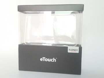 Customized Clear Plastic Packaging Boxes, Varnishing / Uv Coating Plastic Clamshell Boxes