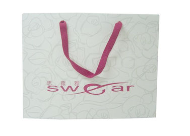 Fashion Card Paper Packaging Bags, Offset printing Custom Paper Gift Bags With Handles