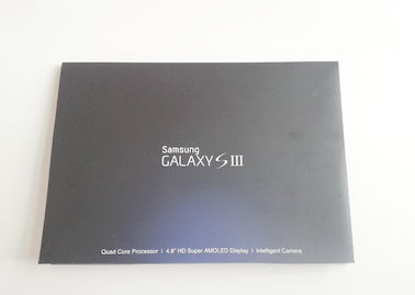Fashion Samsung Visible Advertisment Gift Card, Video Magazine Card Board Packaging for Promotion