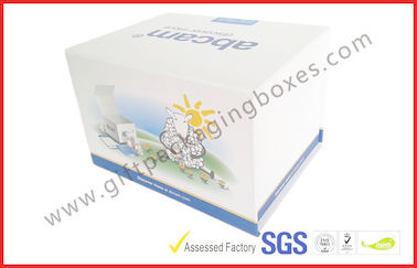 Fashion Coated Paper Board Box, Rectangle Printed Rigid Gift Boxes For With Custom Logo