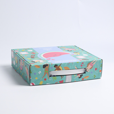 Corrugated Portable Aircraft Clothing Packaging Box Printable Food Packaging Box