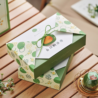 Handheld 6-grain dough packaging box Baked dessert afternoon tea picnic packaging gift box customized
