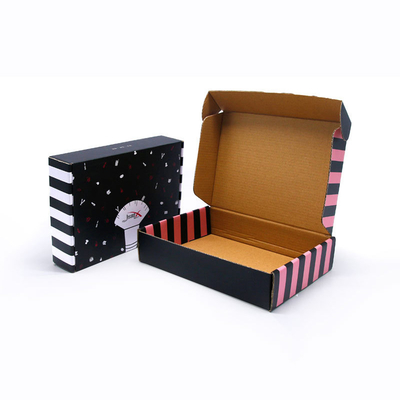 Customized Corrugated Paper Box High Grade Makeup Flap Packaging Box