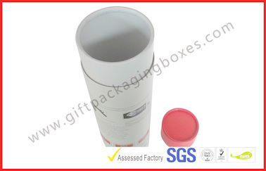 Cylinder Shaped Greyboard Wine Packaging Boxes , C2s Paper Luxury Gift Boxes For Promotion