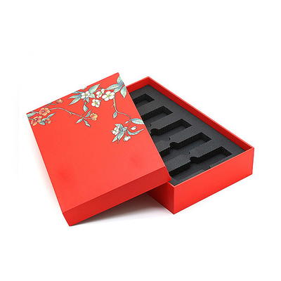 Customized Saffron Essential Oil Skincare Product Packaging Box CMYK Color Offset Printing