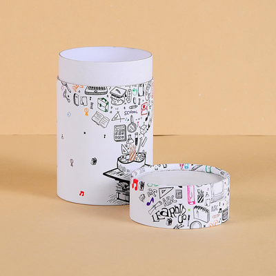 Graduation Season Clothing Paper Tube Packaging Boxes T-Shirt Circular Paper Boxes