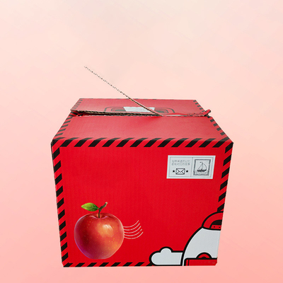 Customized high-end fruit packaging gift box with zipper, unboxing paper box, gift box customization