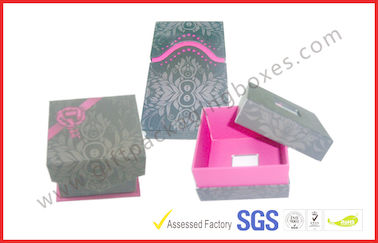 Customized Design Offset Printing Apparel Gift Boxes , Jewelry / Ring Gift Box