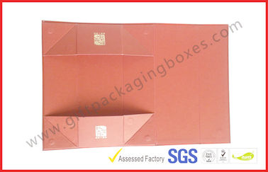 Foldable Magnetic Rigid Gift Boxes / Foil Wine Paper Gift Box