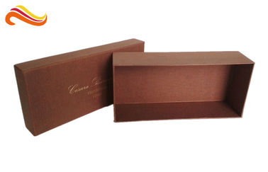 Customized Printed Shoe Rigid Gift Boxes , Embossed Special Paper Rigid Gift Boxes Foil in Golden