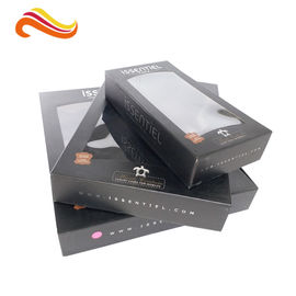 Recyclable Custom Paper Packaging Box Phone Case Packing With Clear Window