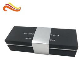 Black Color Keepsake Wrapping Paper Box Customized Logo With ROSH Certification