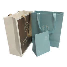Elegant Personalized Paper Gift Bags , Colored Paper Gift Bags With Handles