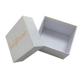 Hot Stamping Lid Base 21x7x5.5cm Cardboard Packaging Box