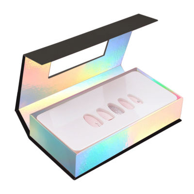 Paperboard Magnetic Cosmetic Nail Packaging Boxes