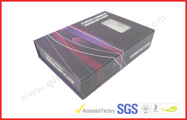 Paper Board Electronics Packaging boxes with Small PVC window Foam