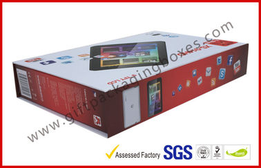 Smart Phone Magnetic Packaging Boxes , UV Coated Mobile Phone Box Packaging