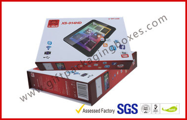 Smart Phone Magnetic Packaging Boxes , UV Coated Mobile Phone Box Packaging