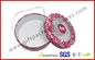 Lid And Base Hair Package Round Paper Gift Box With Clear Window