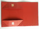 Embossing Elegant Cigar Gift Boxes Foldable Coated Paper with red