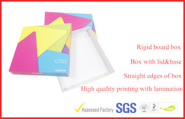 Square Grey Board Rigid Gift Boxes , OEM Offset Printed Gift Packaging Boxes with Lid and Base