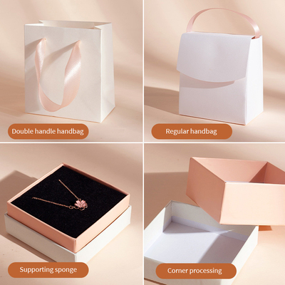 Modern Design Jewelry Packaging Box Customized Logo Necklace Jewelry Box