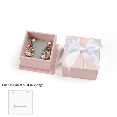 Soft Velvet Tray Jewelry Packaging Box Custom Design Rigid Paper Board