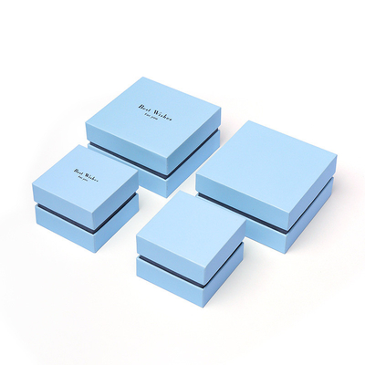 Customized Gift Packaging Boxes CMYK 4 Color Offset Printing Jewelry Paper Box