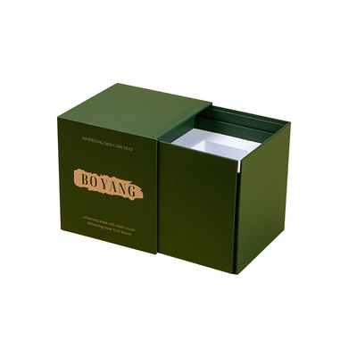 Rigid Cosmetic Packaging Boxes Custom Paperboard Square Skin Care Packaging Boxes