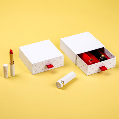 Double Pack Lipstick Packaging Box Customized Large Brand Lipstick Pullout Paper Gift Box