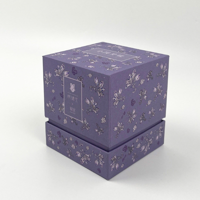 Illustrated Exquisite Rigid Gift Boxes For Flowers Plants Aromatherapy