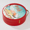 Portable Round Cardboard Box Holiday Gift High Grade Snacks Candy Storage Box With Hand