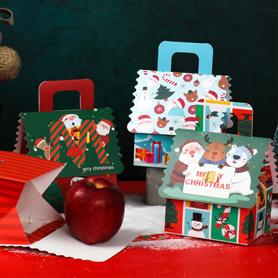 Apple Gift Packaging Boxes Christmas Eve Gift Box 4C Offset Printing