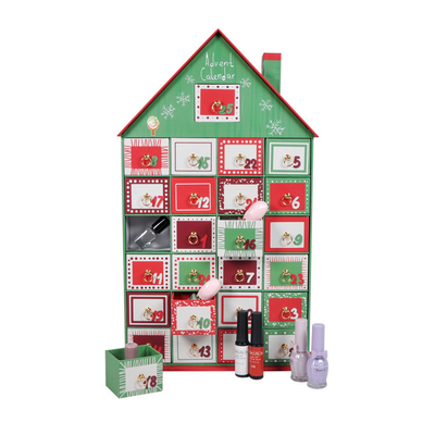 Paperboard Christmas Countdown Gift Box Rigid Calendar Gift Box