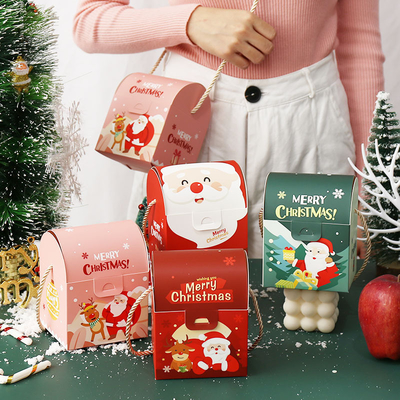 4C Offset Printing Handheld Gift Box Christmas Gift Apple Fruit Packaging Box