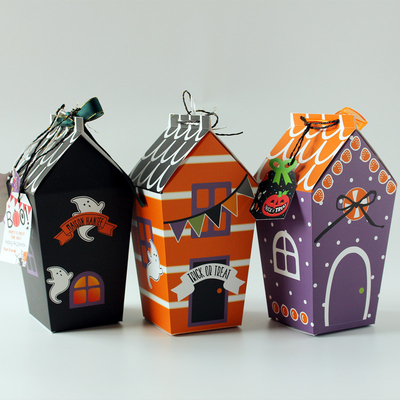 Halloween Candy Chocolate Gift Box Recyclable Paperboard CMYK Color