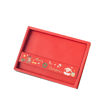 Christmas PET Drawer Lollipop Gift Box Handheld Transparent cover Customized