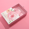Pink Portable Gift Packaging Boxes Recyclable Customized with Drawer